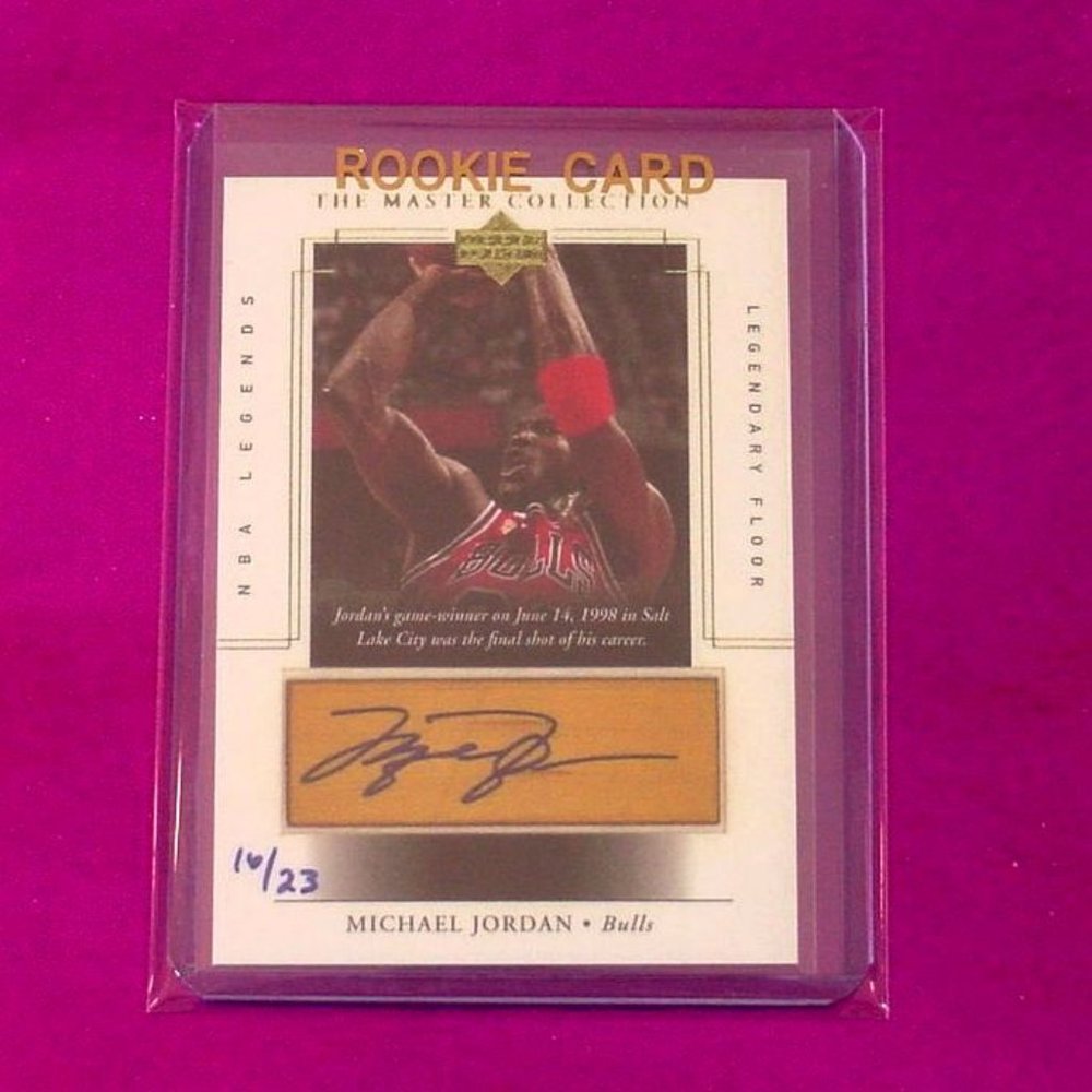 Michael Jordan Autograph Card